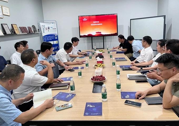 金华市副市长章旭升一行调研金华金辰软件有限公司